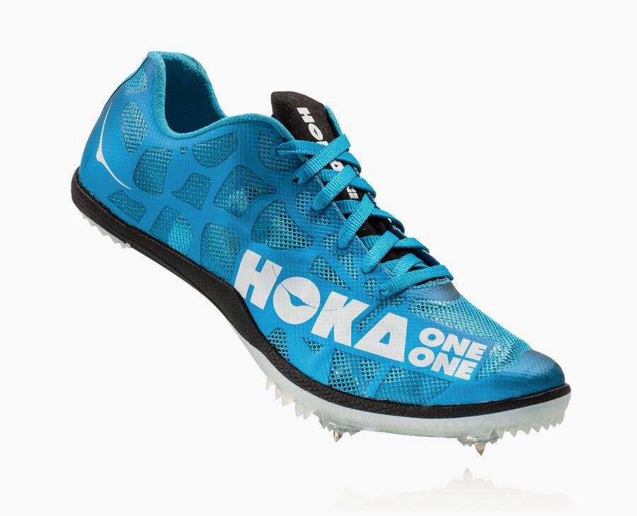 Hoka One One Spikes Damske Modre/Biele - Rocket X - 23815-RQPV